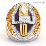 2019 LSU Tigers National Championship Ring (Silver/(Premium)